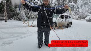 Colocación de Cadenas 🛞⛓️  Mejorando la Tracción de la Duster en la Nieve en Villa La Angostura [upl. by Mueller]