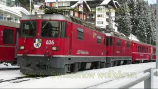 Die RhB auf der Strecke ChurArosa am 912010 [upl. by Ylrae]