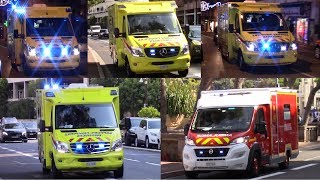 Ambulanze Principato di Monaco  Compilazione 2018 [upl. by Akimert936]