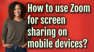 How to use Zoom for screen sharing on mobile devices [upl. by Clark]