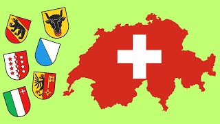 Naming All The Swiss Cantons 🇨🇭 [upl. by Adahsar]