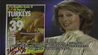 ShopRite Thanksgiving Commercial WNYW 1986 [upl. by Tadich]