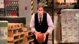 Will Ferrell Dunks in the Warehouse [upl. by Ashlan283]