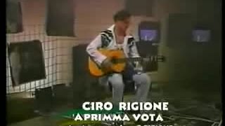 Ciro Rigione  A primma vota Official Video [upl. by Marquita]