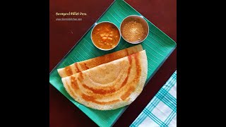 Barnyard Millet Dosa Recipe  Kuthiraivali Dosa  Diabetic Friendly [upl. by Nerrol]