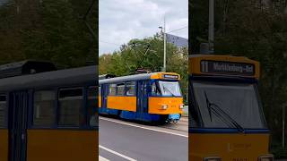 Tatra T4D tram in Leipzig Germany 🇩🇪 [upl. by Aititel]