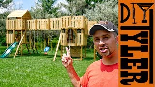 Building the Worlds Greatest Swing Set  Part 1 [upl. by Aseram]