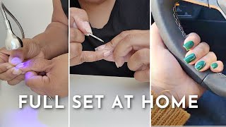 DIY Gel X Nails Easy Full Set Tutorial for Beginners [upl. by Aitekram]