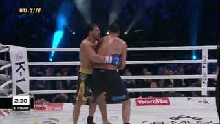 K1 World GP 2013 Badr Hari vs Zabit Samedov Zagreb 15032013 HDTV [upl. by Akehsar]