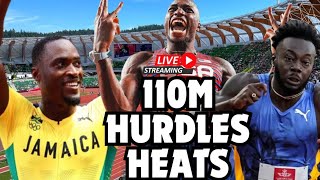 110M Hurdles HEATS LIVE Paris Olympics 2024 Watchalong [upl. by Chemar]