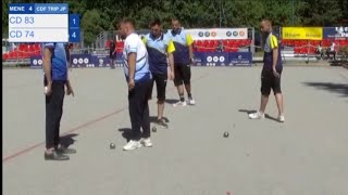 Championnat petanque de France 2024 jp briancon CD 74 vs CD 83 [upl. by Tansy]