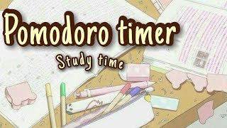 Study timer Pomodoro Timer  for night owl studymates ♡ 2 hours [upl. by Sidonia38]