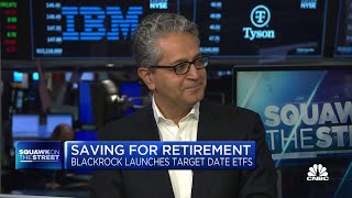 Target date ETFs can help non401k customers says BlackRocks Salim Ramji [upl. by Fortin576]