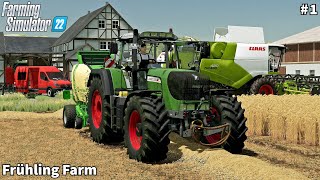 Barley Harvesting amp Straw Baling Buying amp Feeding Cows│Frühling│FS 22│Timelapse1 [upl. by Miharbi]