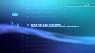 ONKYO AVR AV Home Cinema Receiver  OSD Setup of PS3 old FAT Version [upl. by Macguiness]