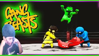 Gang Beasts 😁😁 قانق بيست ضحك وناسه [upl. by Necila]