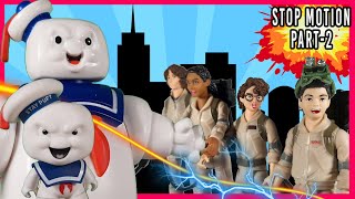 👻🧡 Part 2  GHOSTBUSTERS AFTERLIFE STOP MOTION DIY HOME MADE CANADA [upl. by Llerraf]