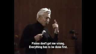 Karajan talks about Maestro Karl Bohm [upl. by Notnyw351]