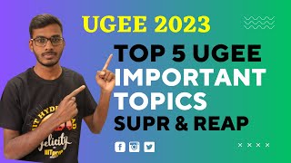 UGEE 2023  Top 5 Important Topics  REAP  SUPR  IIIT Hyderabad  IIITprep [upl. by Ragas]