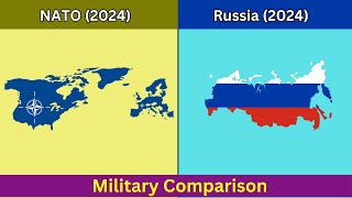 NATO vs Russia  Military Comparison 2024 [upl. by Illek66]