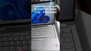 Thinkpad X1 Yoga Gen 6 I51145G78G256GB laptop lenovo thinkpad thinkpadx1 dell acer hp [upl. by Cocke]