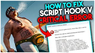 How to Fix Script hook V Critical Error  Using old GTAV exe [upl. by Brackely401]