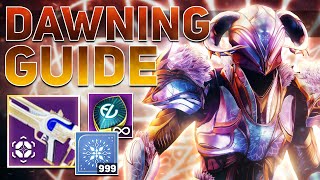 The Ultimate Dawning Event Guide Best Essense amp Cookie Farm  Destiny 2 Season of the Seraph [upl. by Norman]