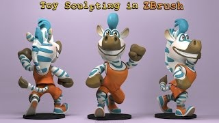 Zbrush Toy Sculpt [upl. by Otreblig]