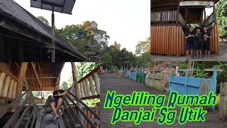 Ngeliling Rumah Panjai Sungai Utik Kalimantan Indonesia teamabunbilun [upl. by Noreg]