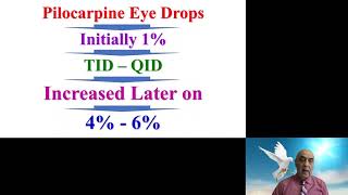 Pharmacotherapy of Glaucoma by Miotics [upl. by Yenahpets]