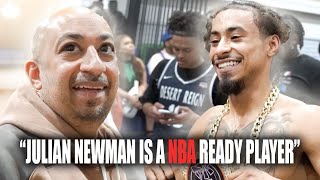 Julian Newman drops 50 at Pro am Allstar game [upl. by Arihsaj]