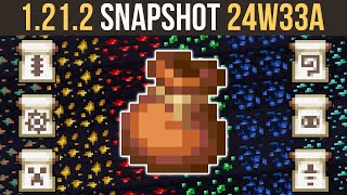 Minecraft 1212 Snapshot 24W33A  Better Bundles Experiments amp New Baby Mobs [upl. by Alyat]