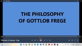 Philosophy of Language by Gottlob Frege  Jove S Aguas [upl. by Smaoht444]