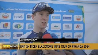 British cyclist Joseph Blackmore wins Tour du Rwanda 2024 [upl. by Kliment]