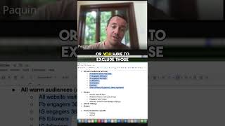 Excluding warm audiences can drive better results for your Meta Ads campaigns [upl. by Ainoda]