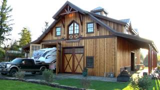 Barn Pros  Timber Framed Denali 60 Gable Barn [upl. by Arhna536]