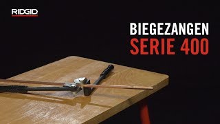 RIDGID Biegezangen Serie 400 [upl. by Malti353]