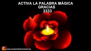 PODEROSA GRATITUD  3333 PROSPERIDAD UNIVERSAL [upl. by Lenod]