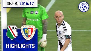 Legia Warszawa  Piast Gliwice 00  SKRÓT  Ekstraklasa 201617  4 Kolejka [upl. by Gretta]