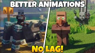 How to get Better Animations Texture Pack in Minecraft ➤ Java Edition [upl. by Anoyek]