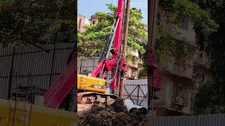 Piling Rig Machine Sany Sunward Lover 💖instagram viral video editing edits photography youtub [upl. by Tnilc]