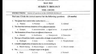 IMTIXAANKA DOWLADA MAADADA BIOLOGY FASALKA FORM FOUR Q1AAD [upl. by Appolonia]