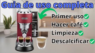 ✅☕ Delonghi DEDICA TUTORIAL Español ☕✅ [upl. by Purdy155]