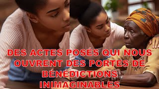 LES ACTES POSES QUI NOUS OUVRENT DES PORTES DE GRÂCES conteafricain histoireafricaine nollywood [upl. by Obeded454]