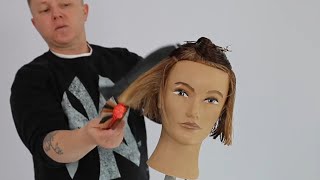 How To Blow Dry Short Bob Haircuts [upl. by Gault]