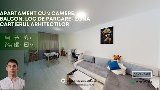 Apartament cu 2 camere decomandat 52mp utili mobilat etaj 23 [upl. by Fabriane]