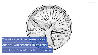 WEB EXTRA US Mint Ships Out New Maya Angelou Quarter [upl. by Annodahs394]