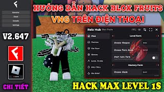 Hướng dẫn cách hack blox fruits vng vip như Fluxus mới nhất trên điện thoại  100 cài thành công [upl. by Vanni]