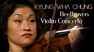 Kyung Wha Chung plays Beethoven Violin Concerto 1989 [upl. by Aynekal303]