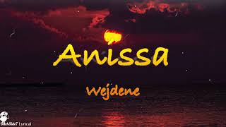 Wejdene  Anissa lyrics [upl. by Kattie]